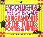 Enoch Light & The Light Brigade, 50 Big Band Hits Of The Thirties, Forties, & Fifties, used book depot