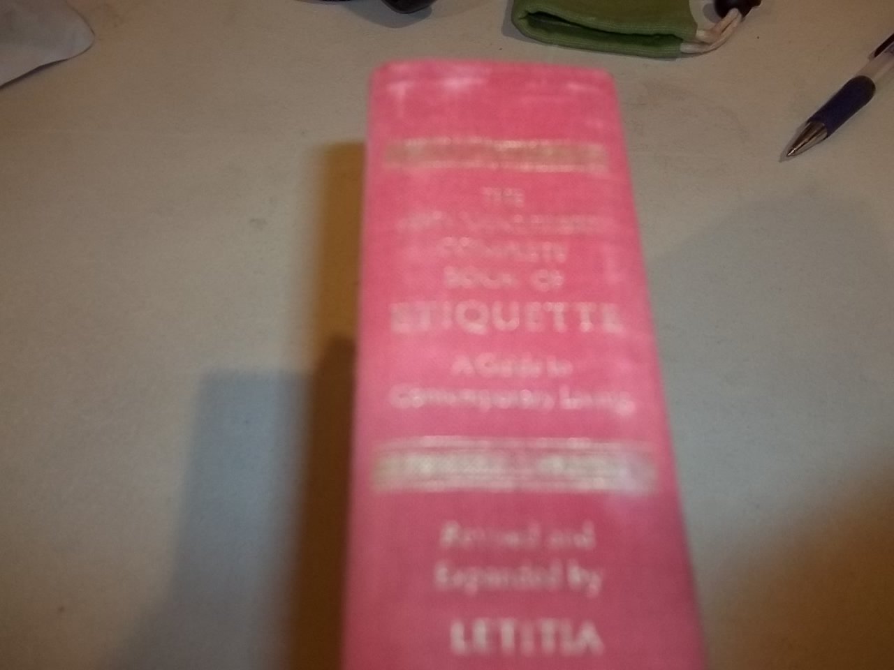 The Amy Vanderbilt Complete Book of Etiquette used book depot