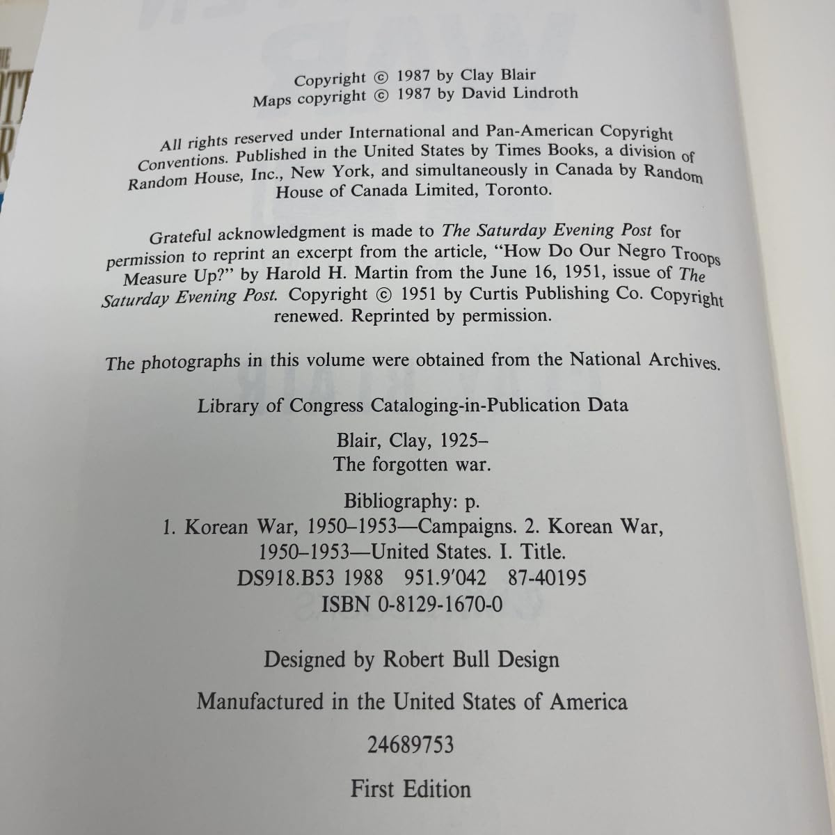 The Forgotten War: America in Korea, 1950-1953