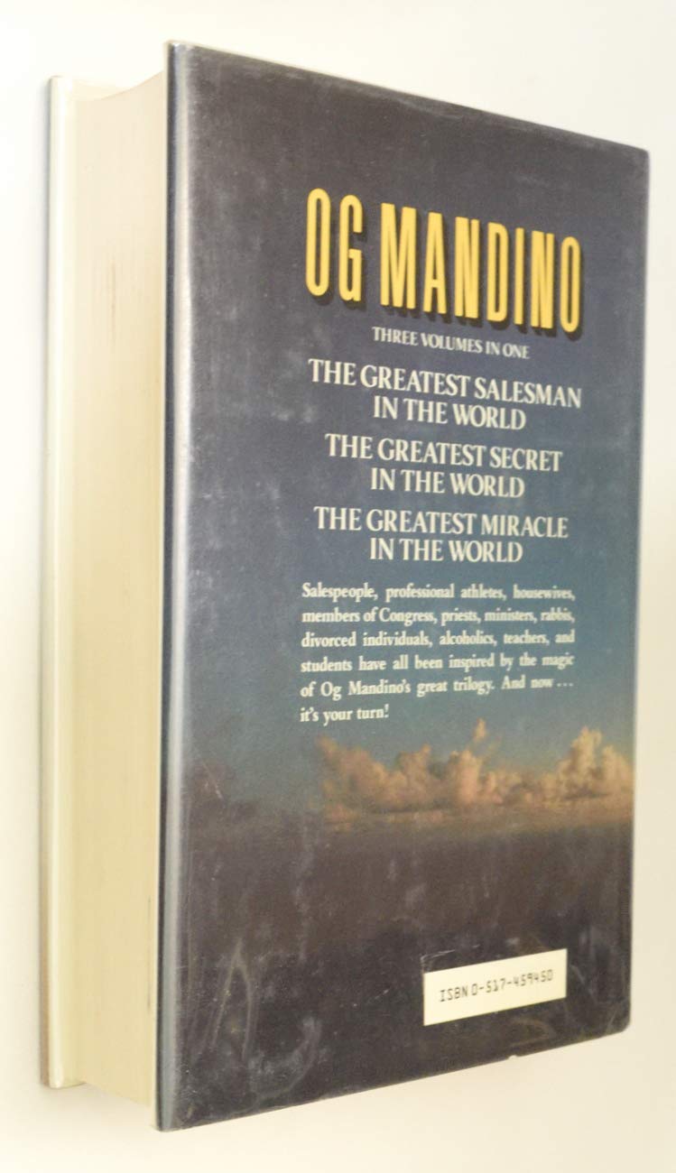 Og Mandino (The Greatest Salesman in the World / The Greatest Secret in the World / The Greatest Miracle in the World) used book depot