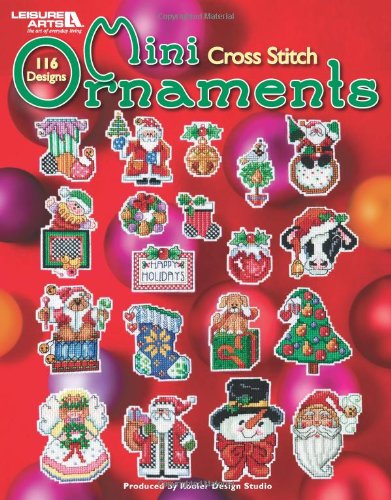 Mini Cross Stitch Ornaments used book depot