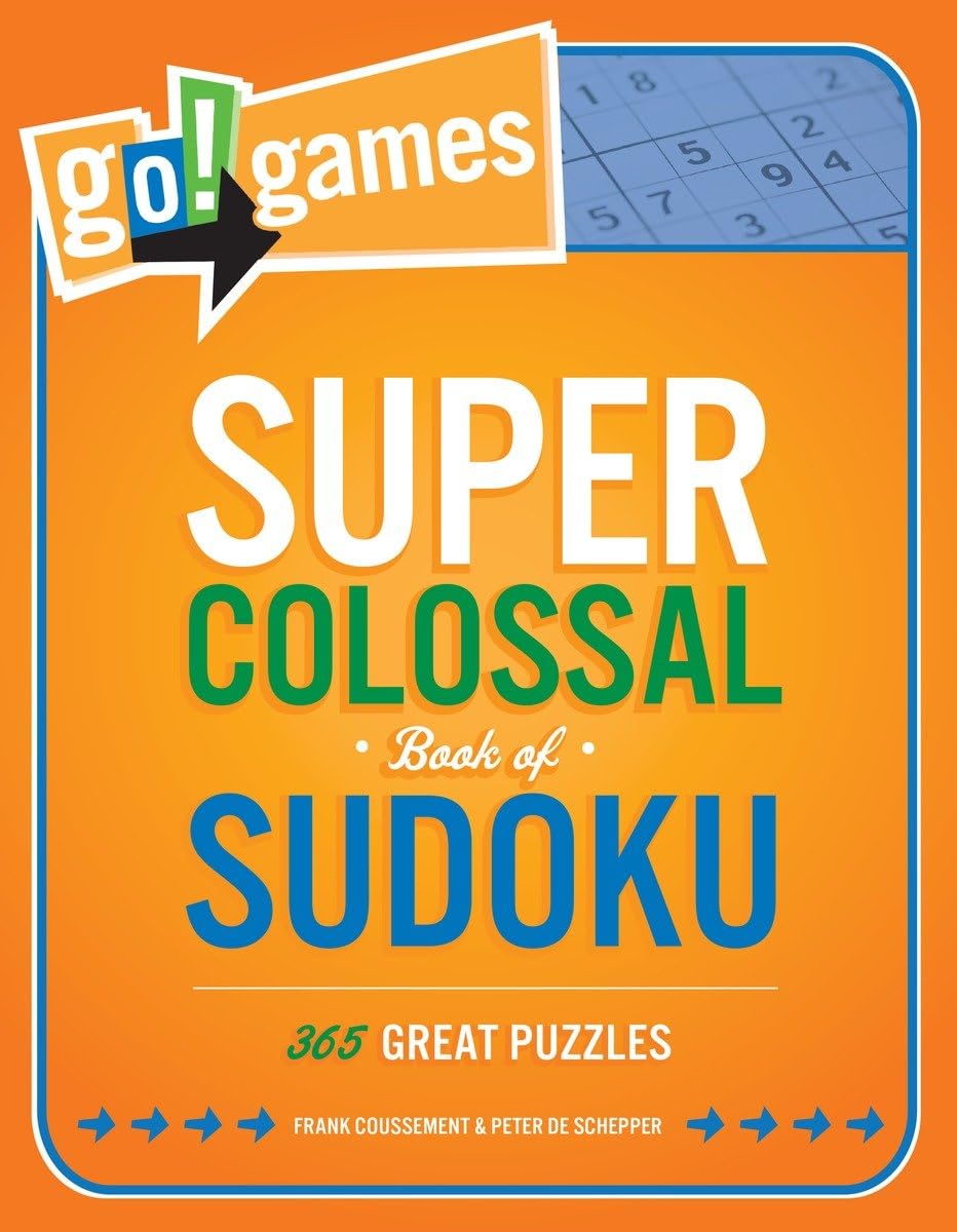 Go!Games Super Colossal Book of Sudoku: 365 Great Puzzles used book depot