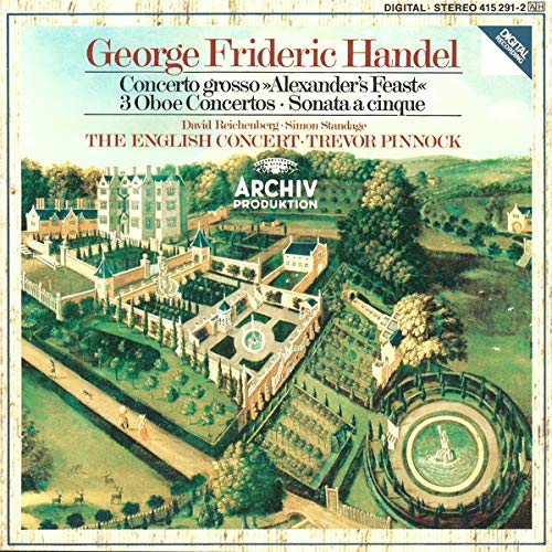 Handel: Alexander's Feast, 3 Oboe Concertos, Sonata a 5 used book depot