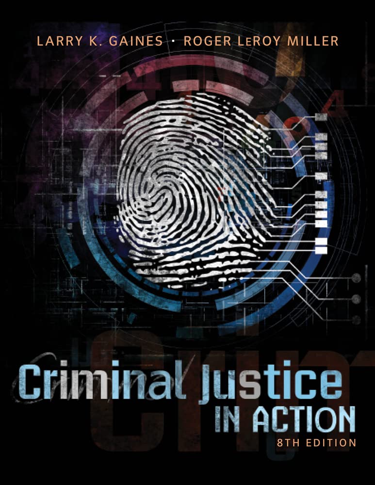 Criminal Justice in Action used book depot