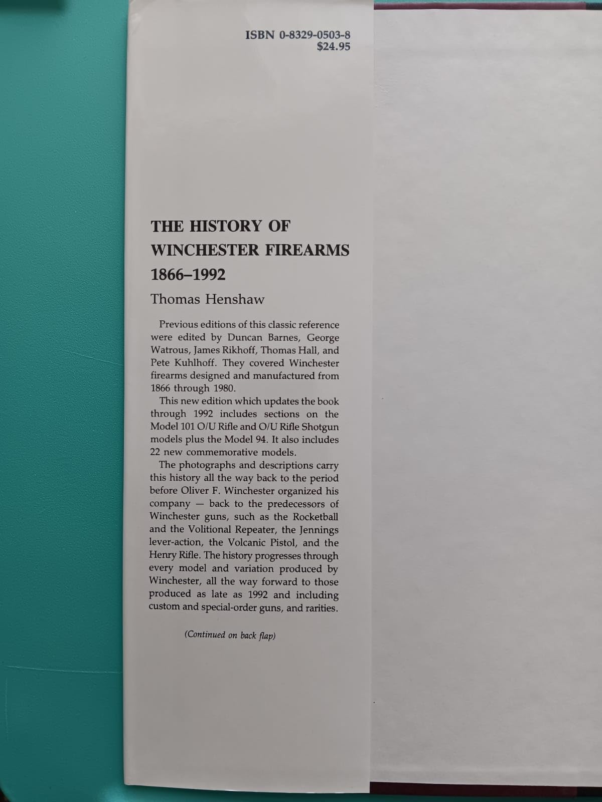 The History of Winchester firearms, 1866-1980 used book depot