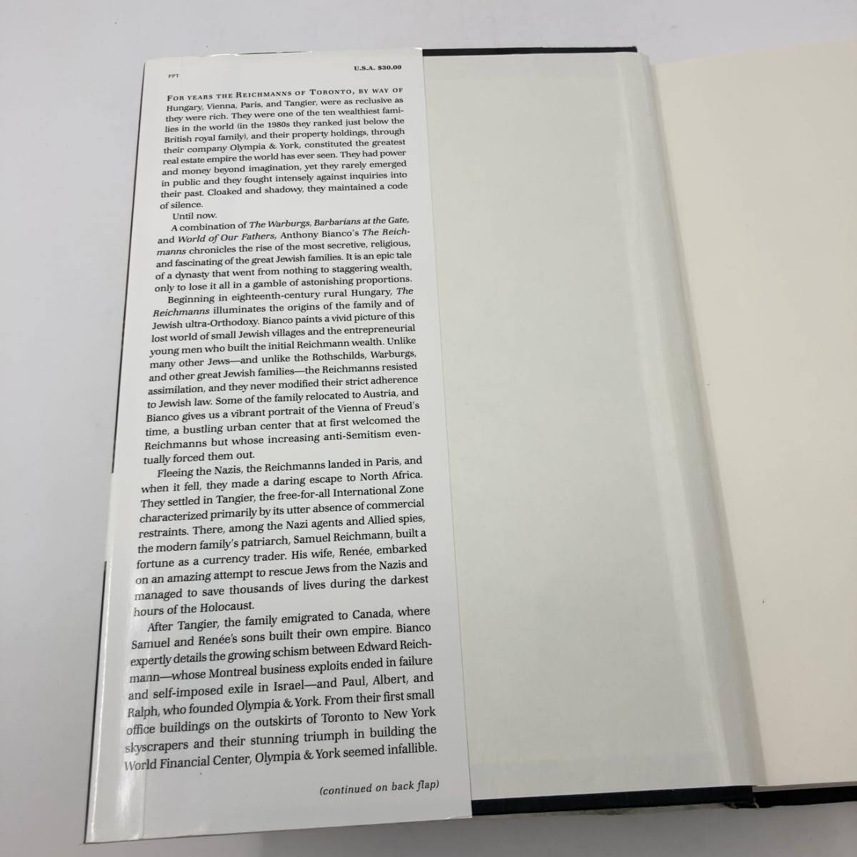 The Reichmanns: Family, Faith, Fortune, and the Empire of Olympia & York used book depot