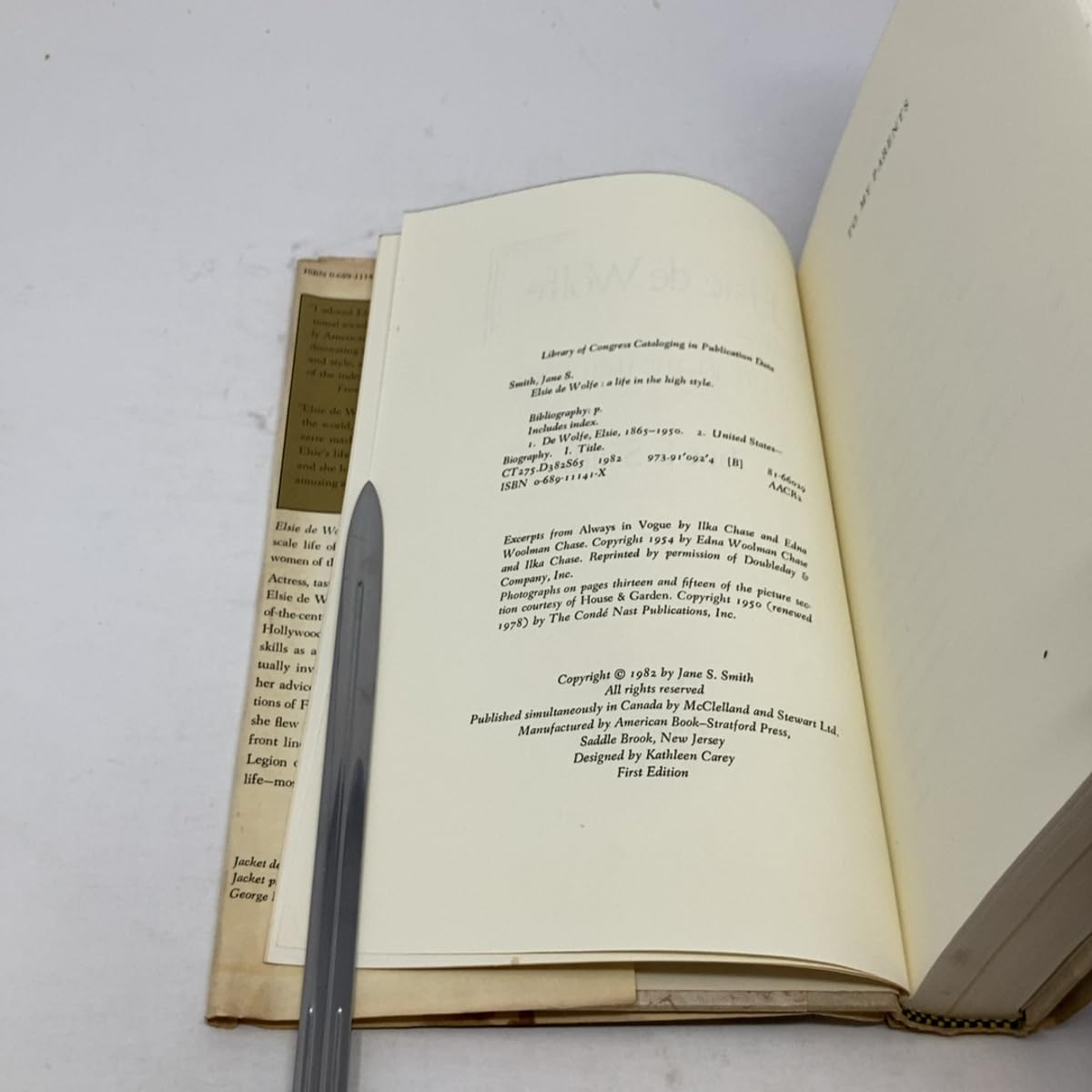 Elsie De Wolfe: A Life in the High Style (The Elegant Life and Remarkable Career of Elsie de Wolfe, Lady Mendl) used book depot