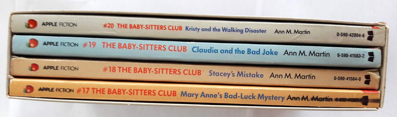 The Baby-Sitters Club: Mary Anne's Bad-Luck Mystery/Stacey's Mistake/Claudia and the Bad Joke/Kristy and the Walking Disaster, #s 17-20. used book depot