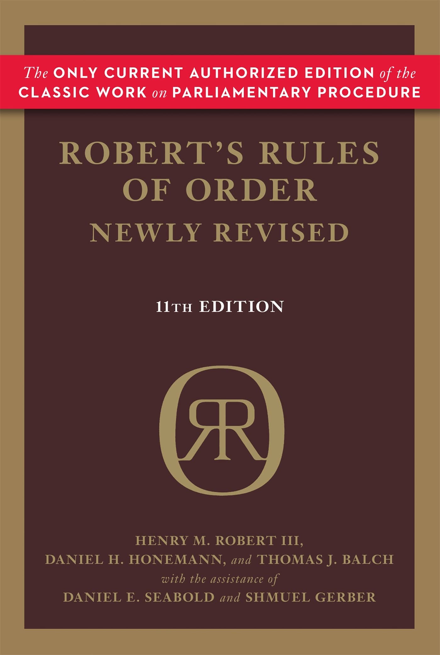 Robert's Rules of Order Newly Revised used book depot