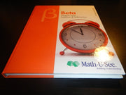 Math U See Beta Instruction Manual used book depot
