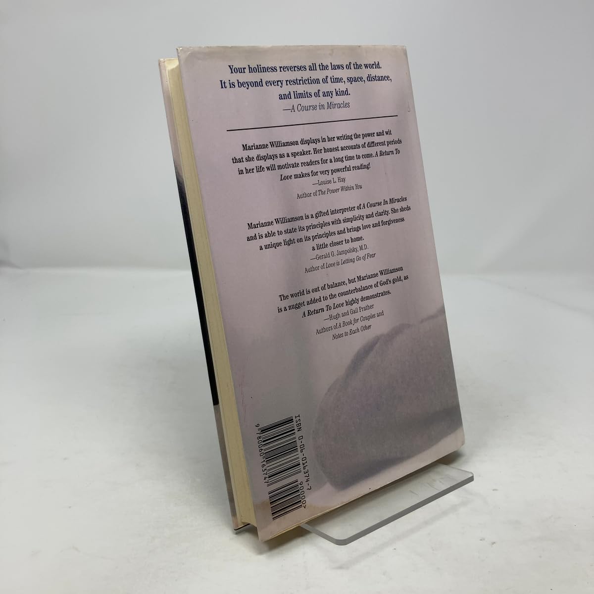 Return to Love: Reflections on the Principles of a Course in Miracles used book depot