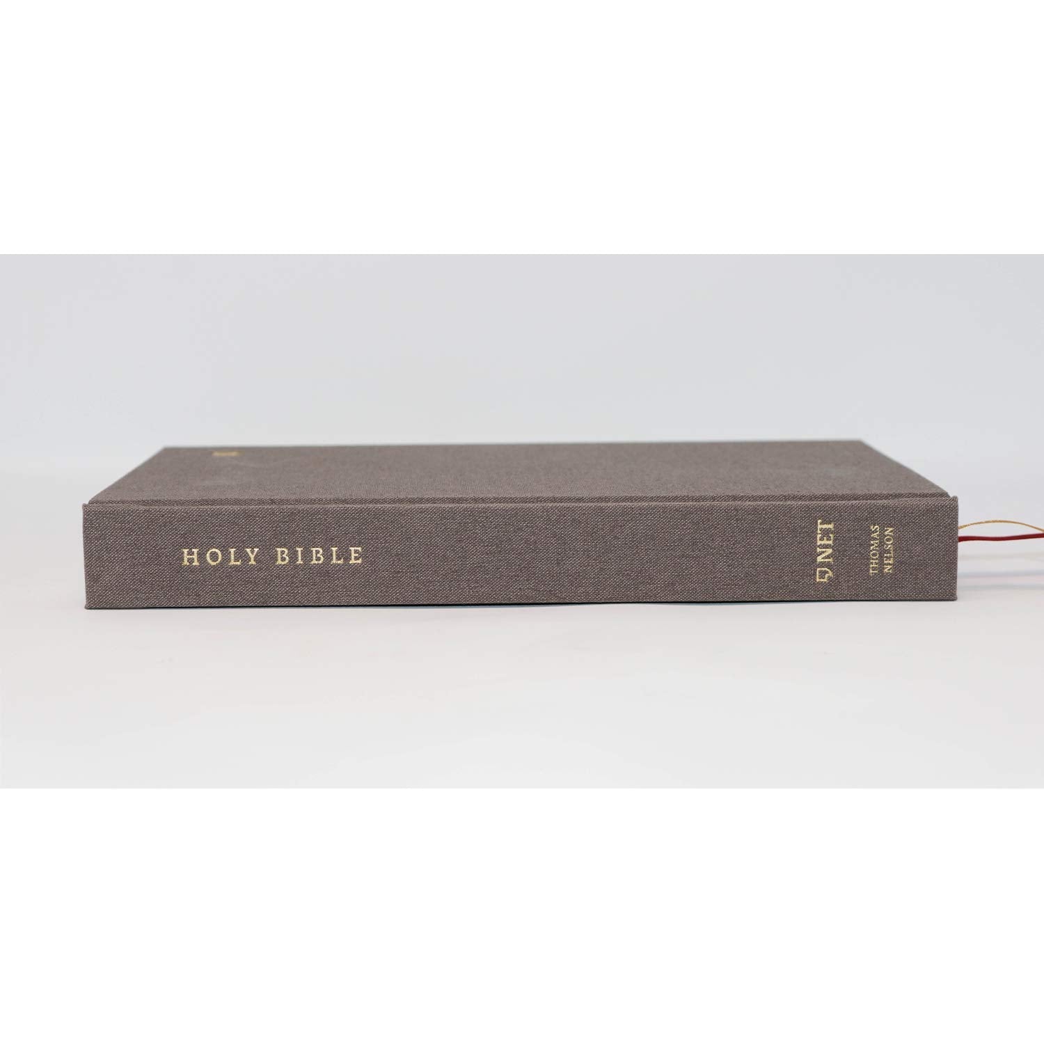 NET Bible, Thinline, Cloth over Board, Gray, Comfort Print: Holy Bible used book depot