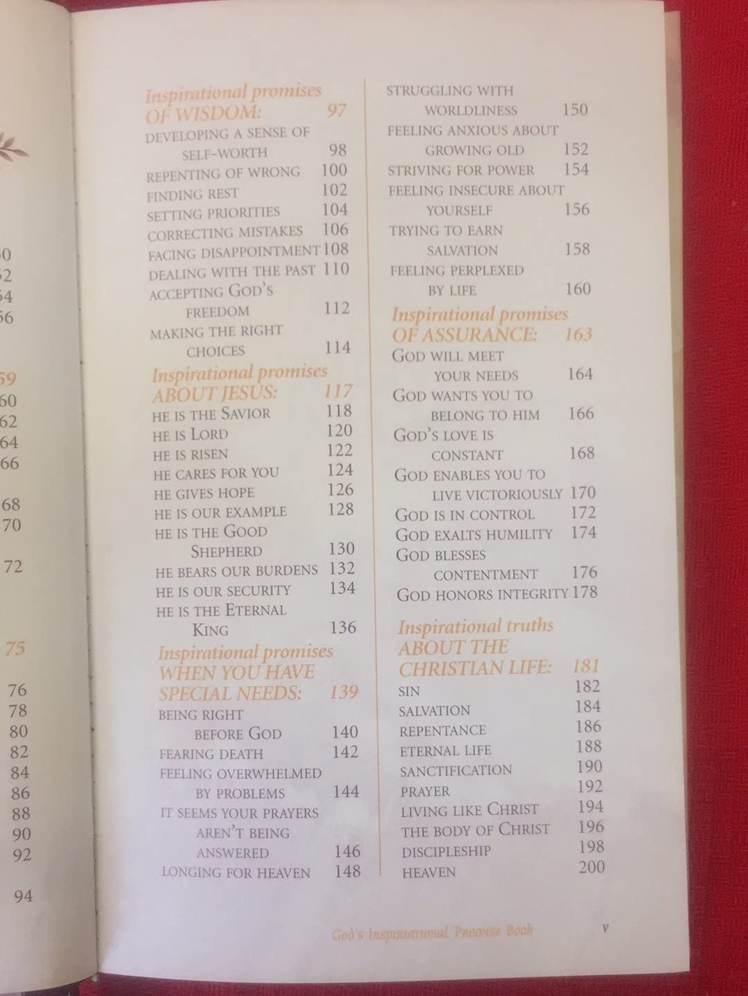 God's Inspirational Promise Book used book depot