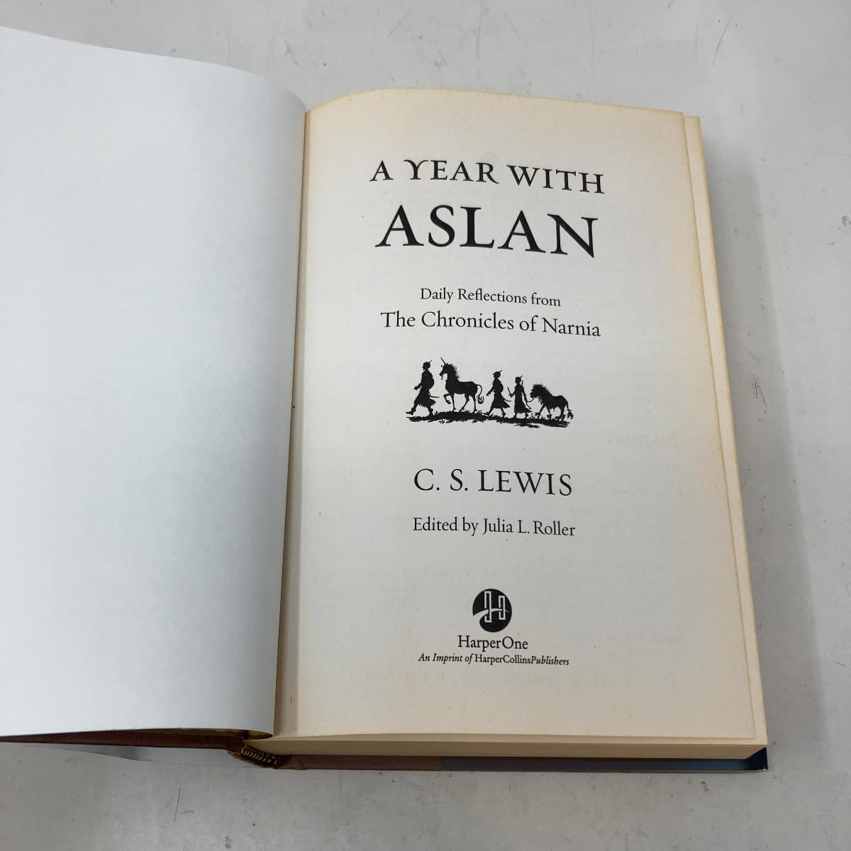 A Year with Aslan: Daily Reflections from The Chronicles of Narnia used book depot