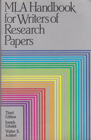 MLA Handbook for Writers of Research Papers used book depot