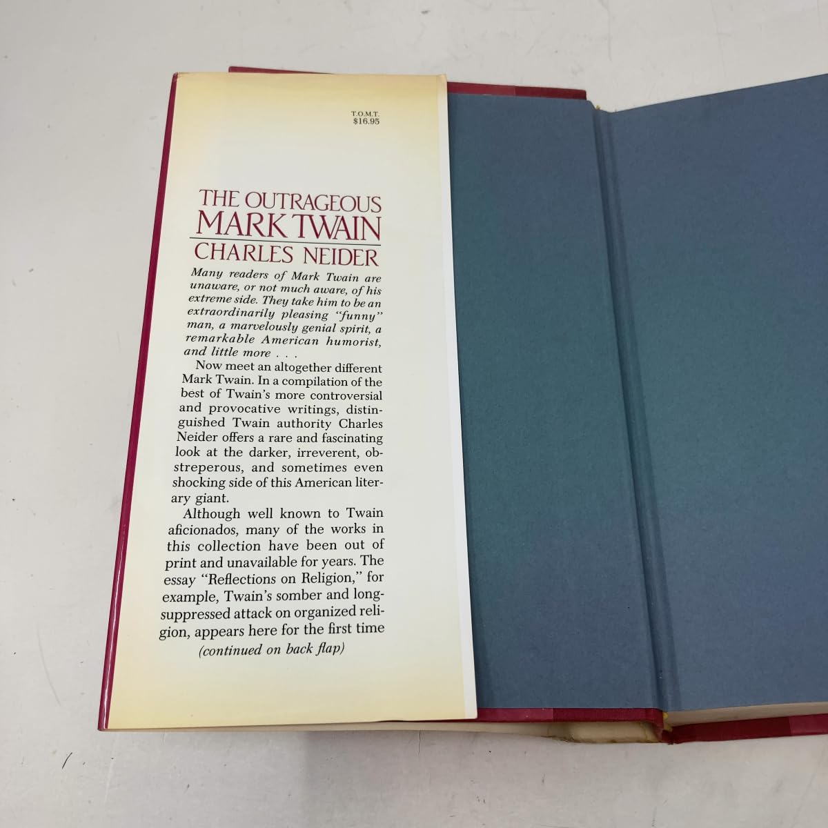 Outrageous Mark Twain: Some Lesser-Known but Extraordinary Works With 'Reflections on Religion'