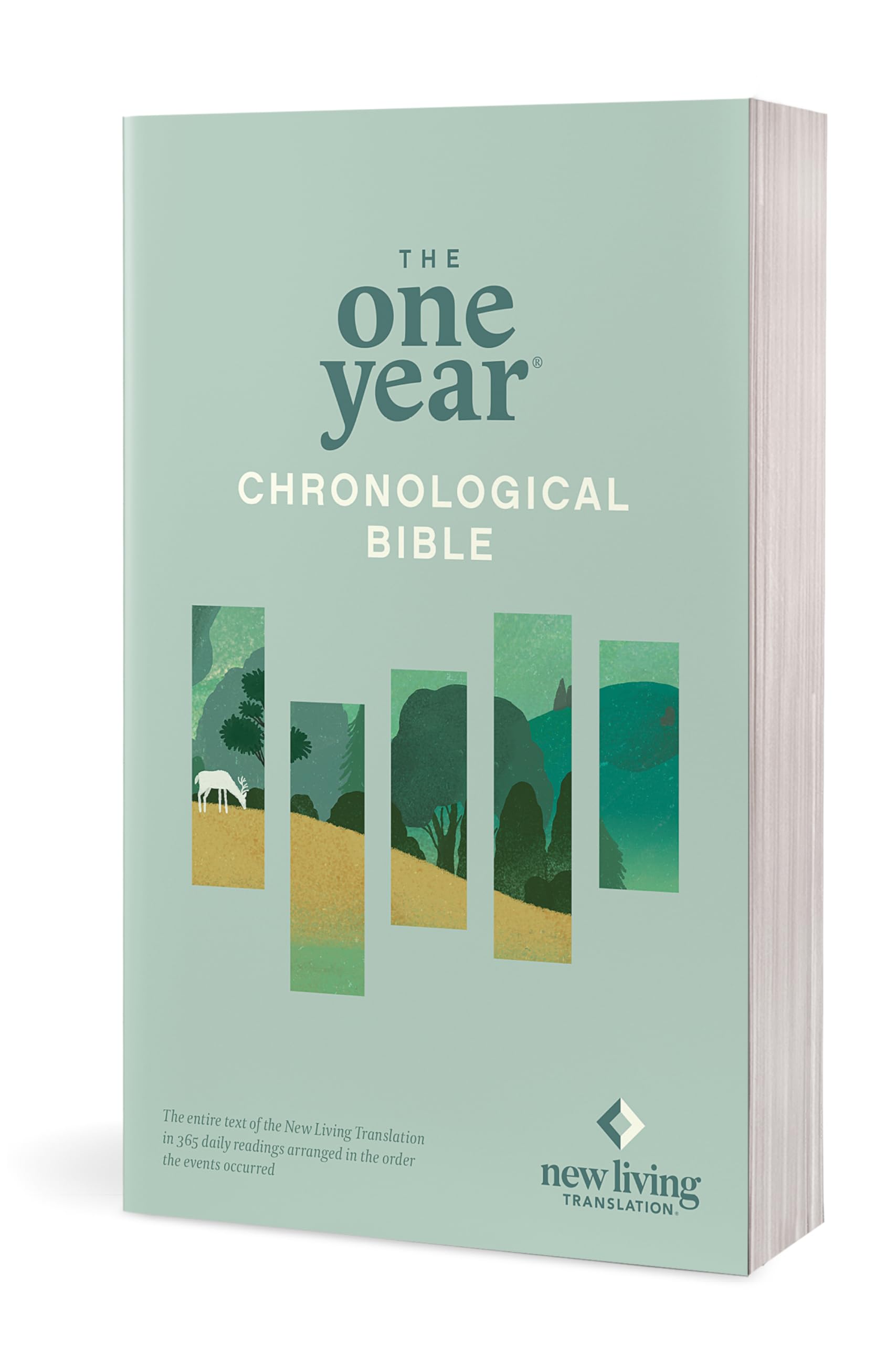 The One Year Chronological Bible NLT (Softcover) used book depot