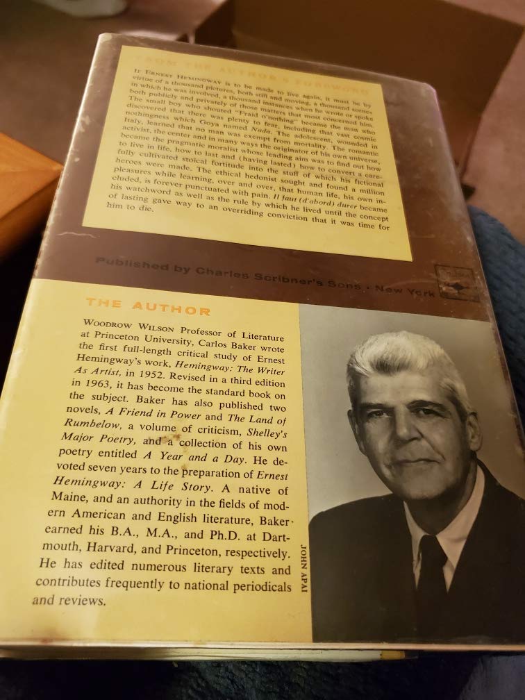 Ernest Hemingway: A Life Story used book depot