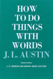 How to Do Things with Words: Second Edition (The William James Lectures) used book depot
