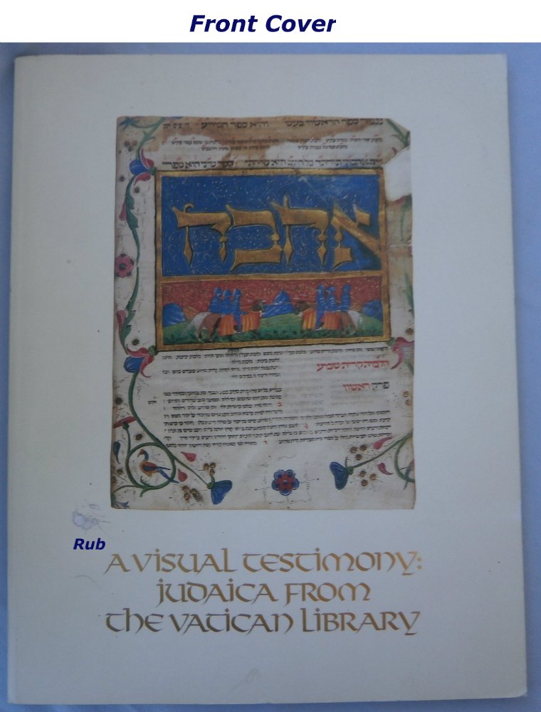 A visual testimony Judaica from the Vatican Library used book depot