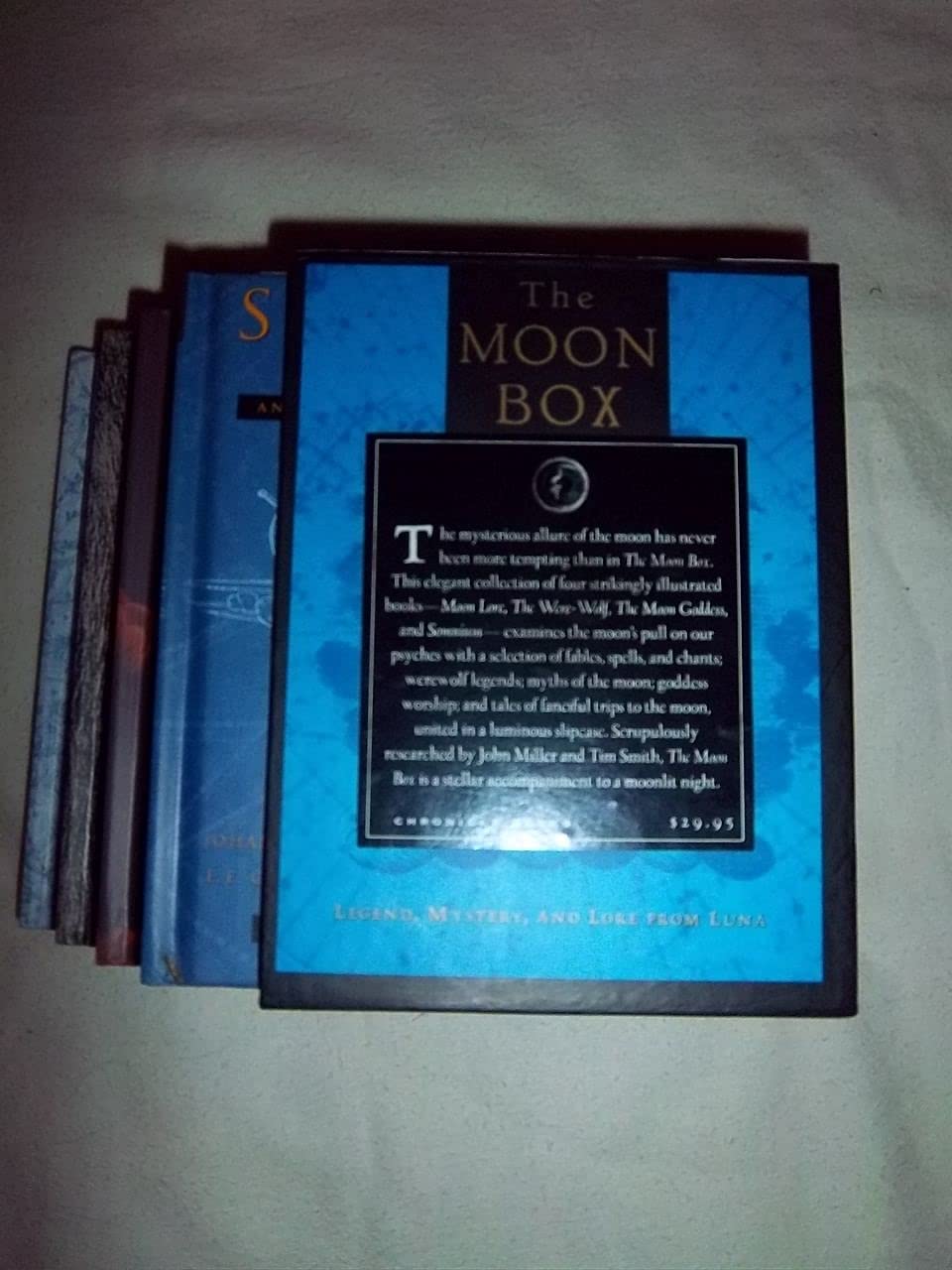 The Moon Box: Legends, Mystery and Lore from Luna : The Moon Goddess, Moon Lore, the Were-Wolf, Somium used book depot