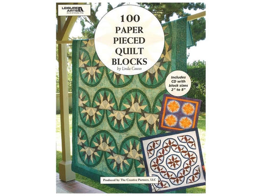 100 Paper Pieced Quilt Blocks with Bonus CD Leisure Arts 4644 [Paperback] Rita Weiss Creative Partners