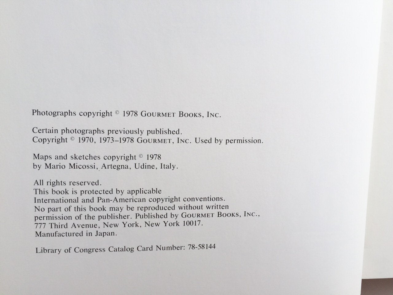 Gourmet's France Cookbook 1978 by Gourmet Book, Inc