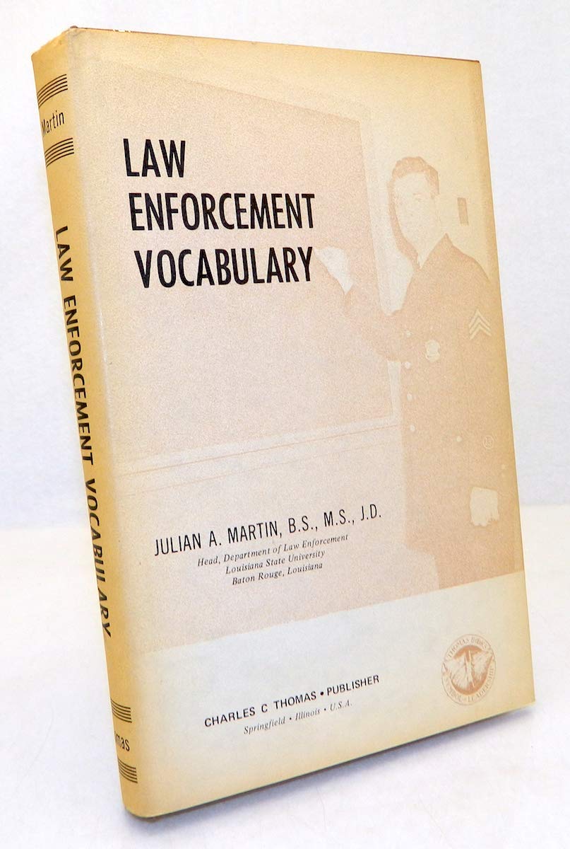 Law Enforcement Vocabulary used book depot