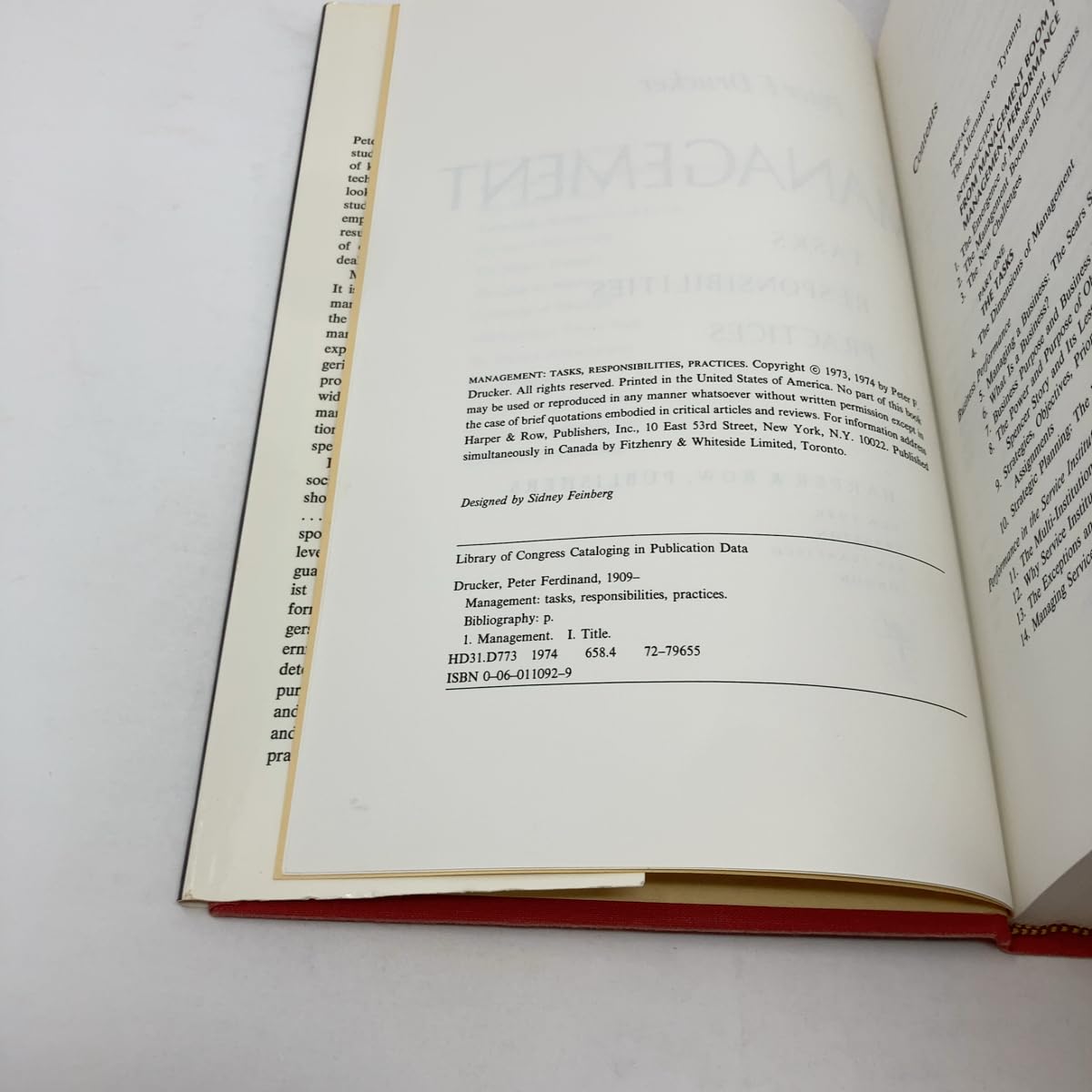 Management: Tasks Responsibilities Practices used book depot