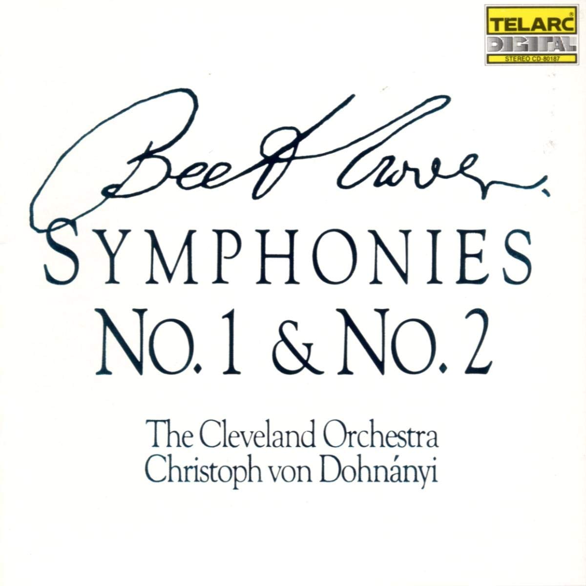 Beethoven: Symphonies No. 1 & No. 2 used book depot