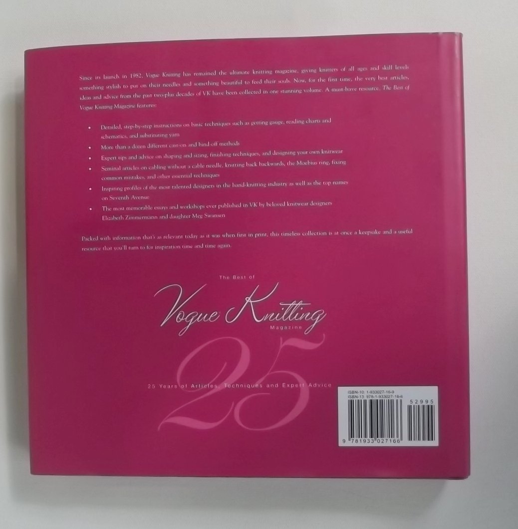The Best of Vogue® Knitting Magazine: 25 Years of Articles, Techniques, and Expert Advice used book depot