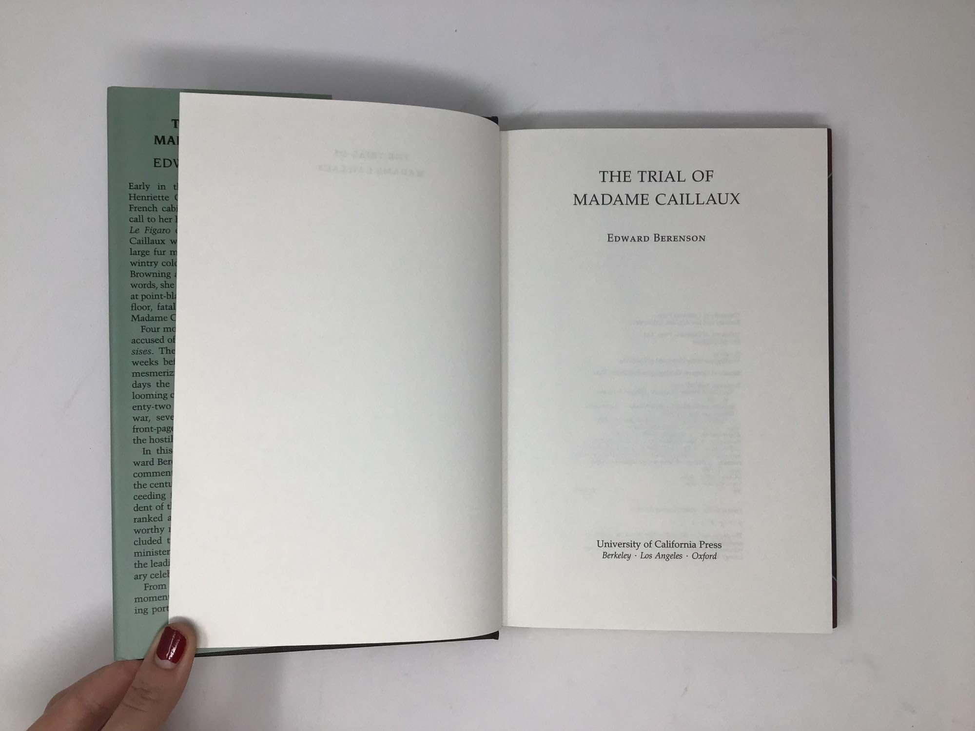 The Trial of Madame Caillaux used book depot