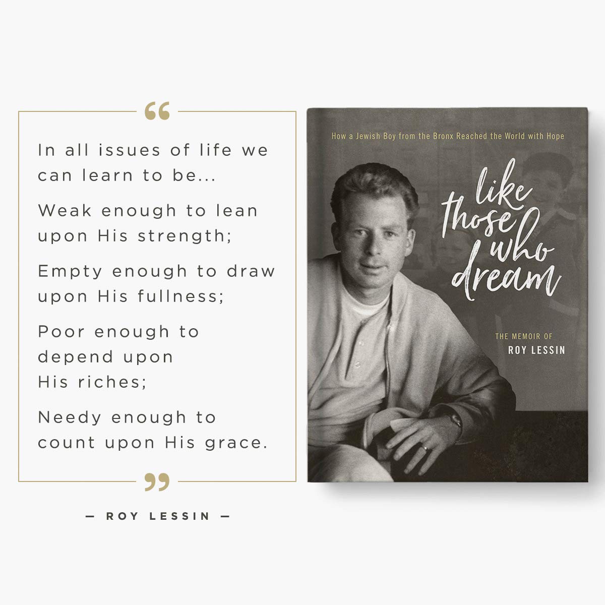 Like Those Who Dream: How a Jewish Boy from the Bronx Reached the World with Hope
