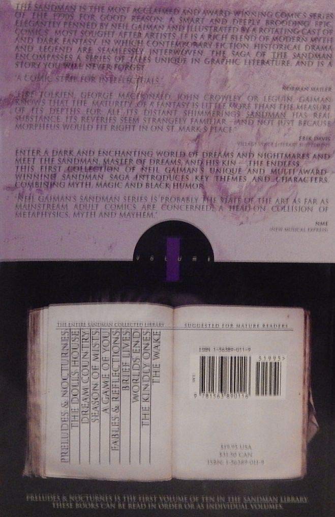 The Sandman Vol. 1: Preludes and Nocturnes used book depot