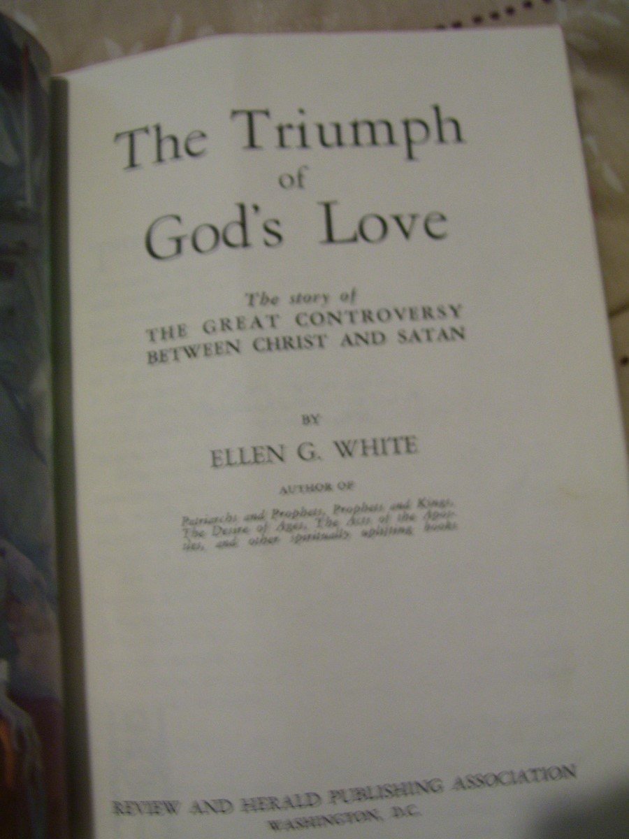 The triumph of God's love: The story of the great controversy between Christ and satan used book depot