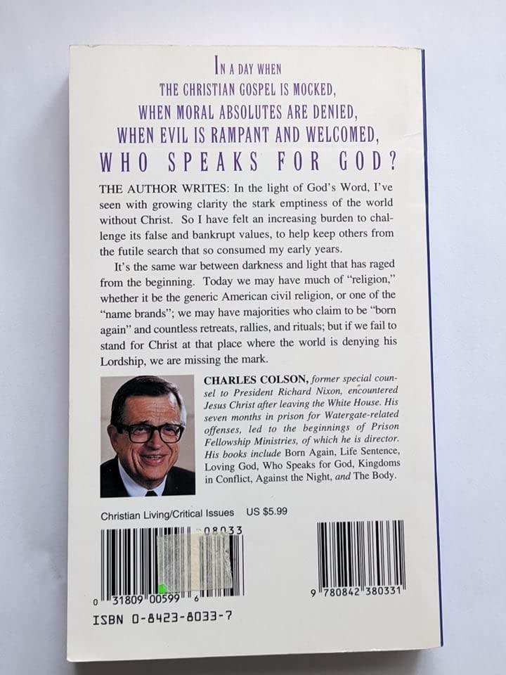 Who Speaks for God? used book depot