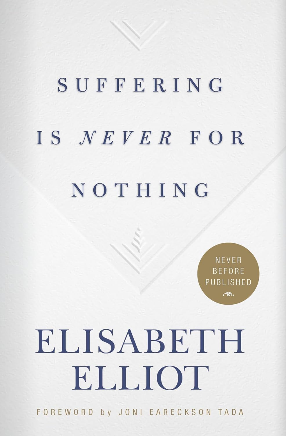 Suffering Is Never for Nothing used book depot