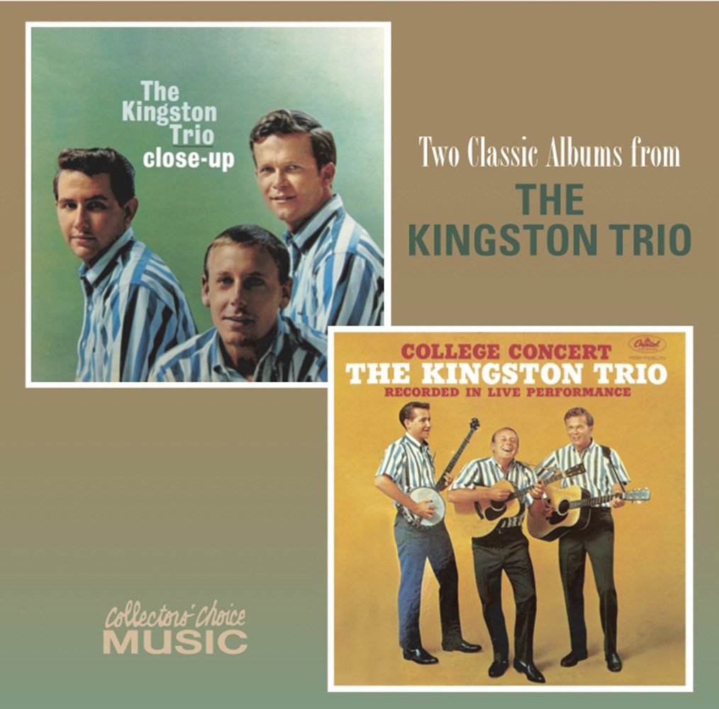 Two Classic Album from The Kingston Trio: Close-Up/College Concert used book depot