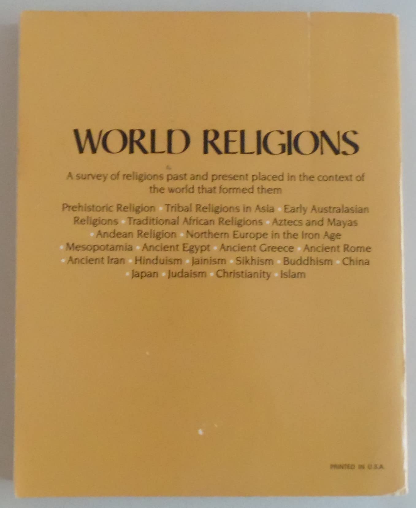 World Religions: From Ancient History to the Present used book depot