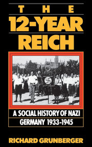 The 12-year Reich: A Social History Of Nazi Germany 1933-1945 used book depot