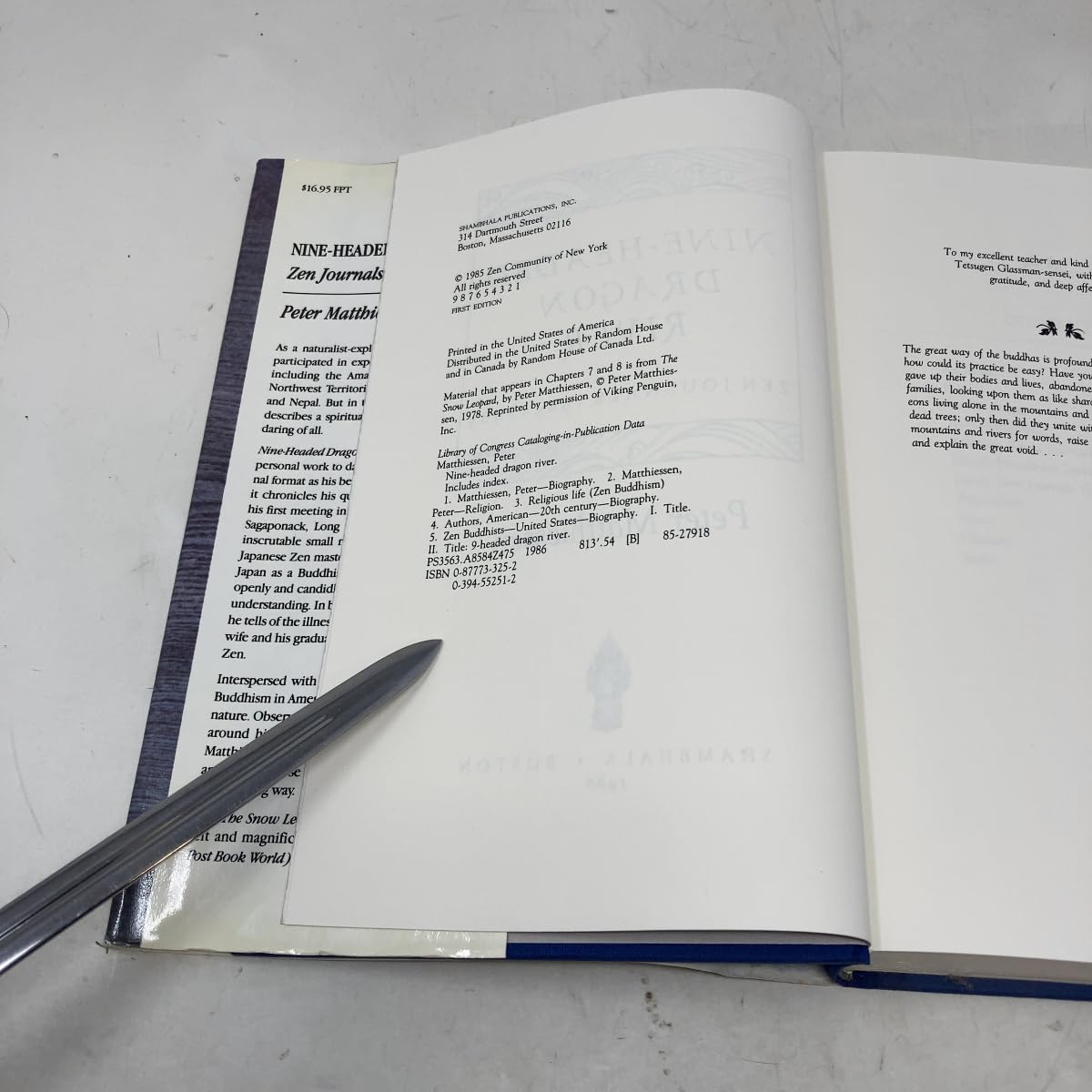 Nine-Headed Dragon River: Zen Journals 1969-1982 used book depot