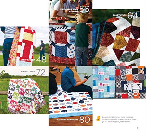 Quilting Idea Book: Block Summer 2016 Vol 3 Issue 3 used book depot