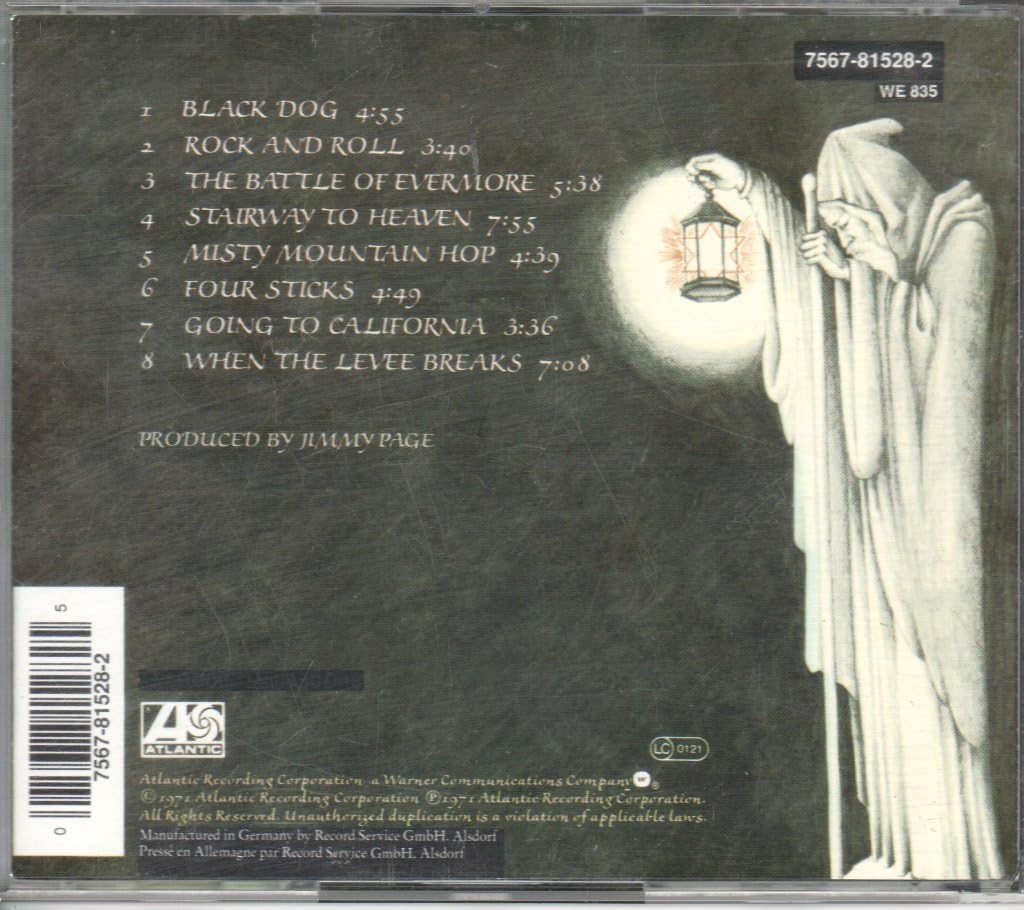 Led Zeppelin IV (Zoso) used book depot