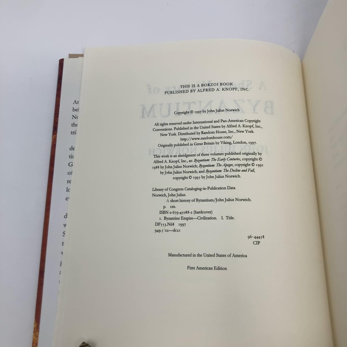 A Short History of Byzantium used book depot