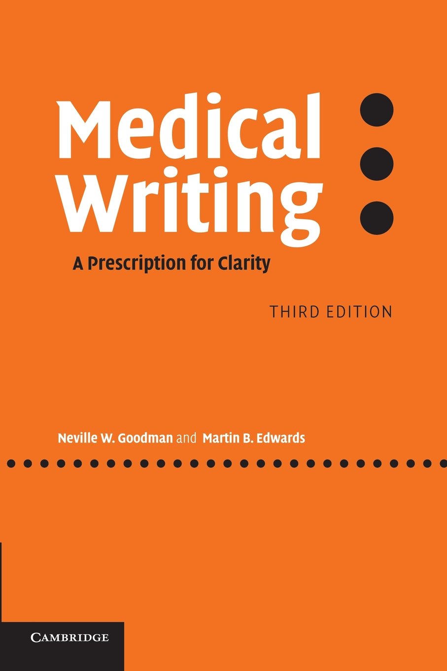 Medical Writing: A Prescription for Clarity used book depot