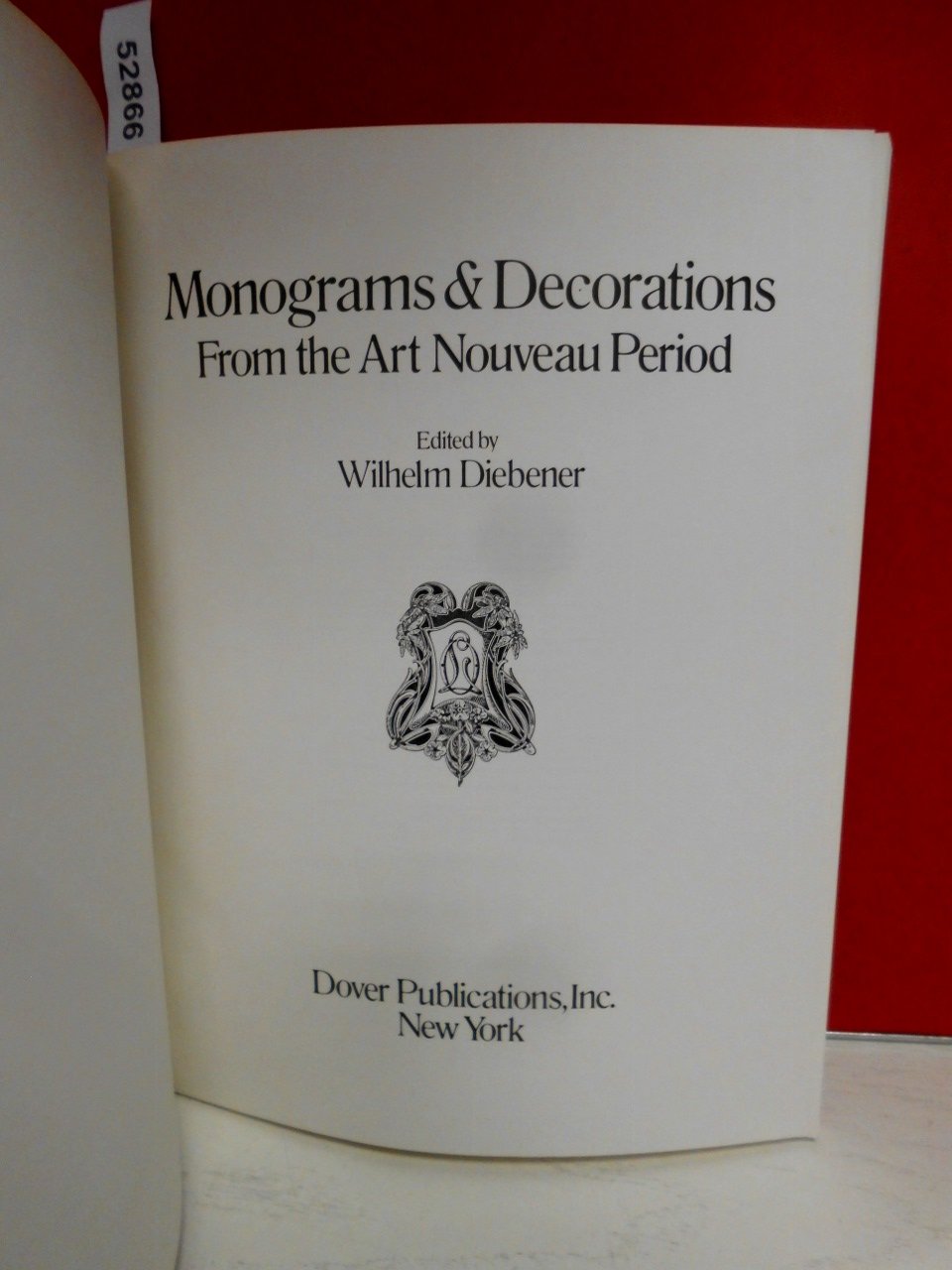 Monograms and Decorations from the Art Nouveau Period used book depot