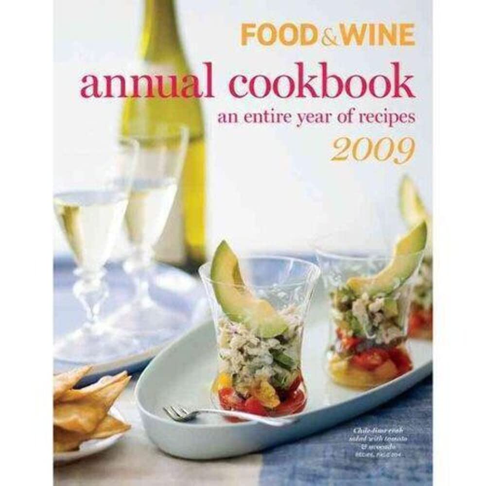 Food & Wine 2009 Annual Cookbook used book depot