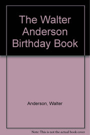 The Walter Anderson Birthday Book used book depot