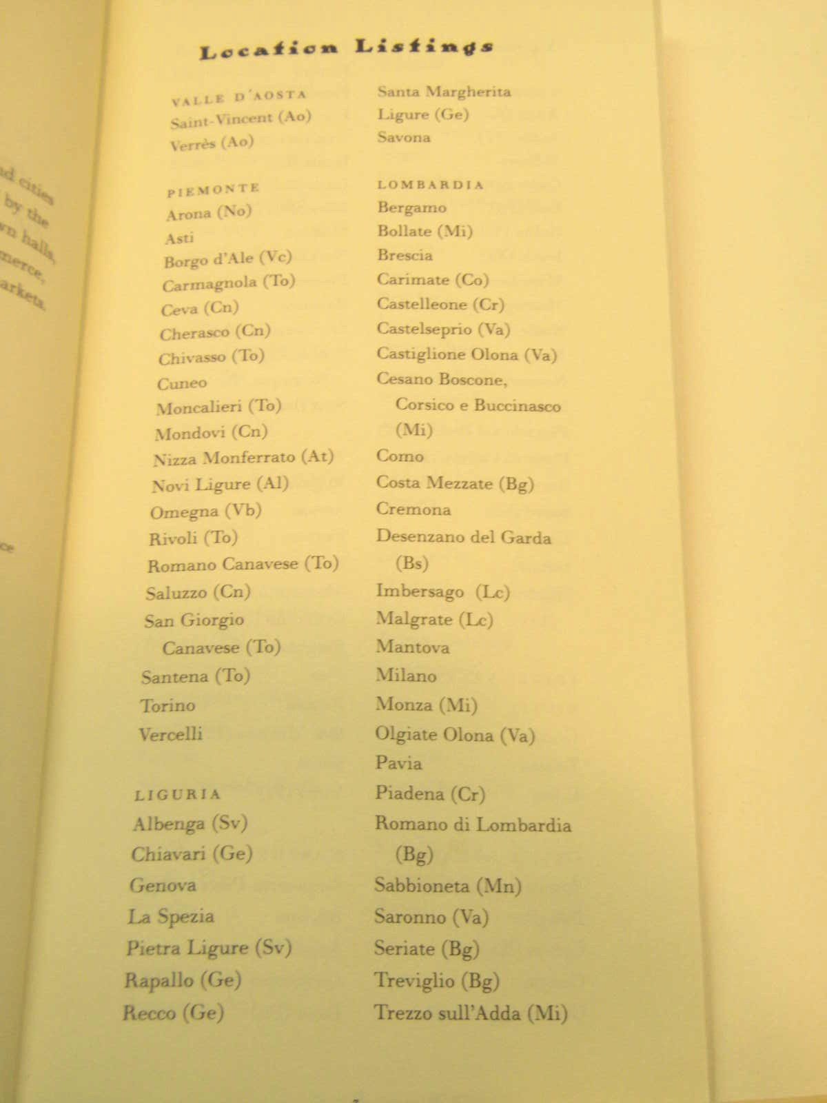 The Antique & Flea Markets of Italy used book depot