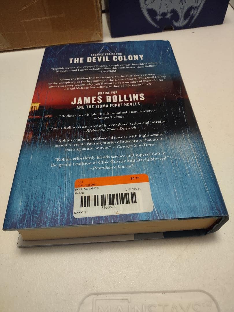 The Devil Colony: A Sigma Force Novel (Sigma Force, 7) used book depot